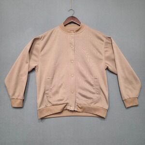 Tudor Court Women's Brown Snap Long Sleeve Jacket Size Medium‎